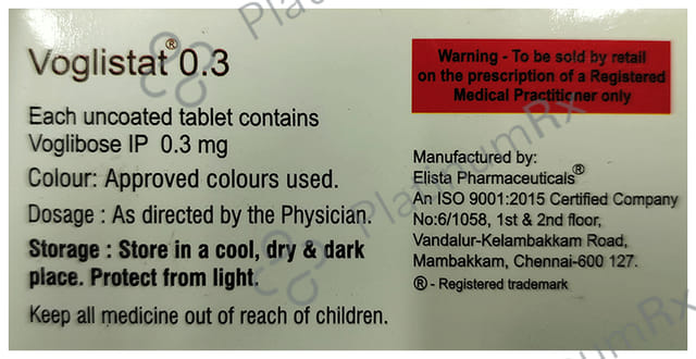 Voglistat 0.3mg Tablet