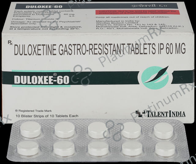 Duloxee 60mg Tablet