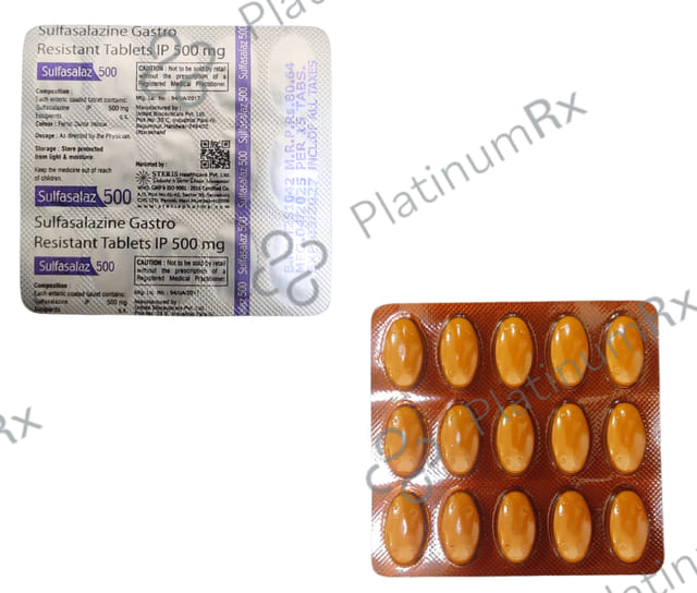 Sulfasalaz 500mg Tablet 15s