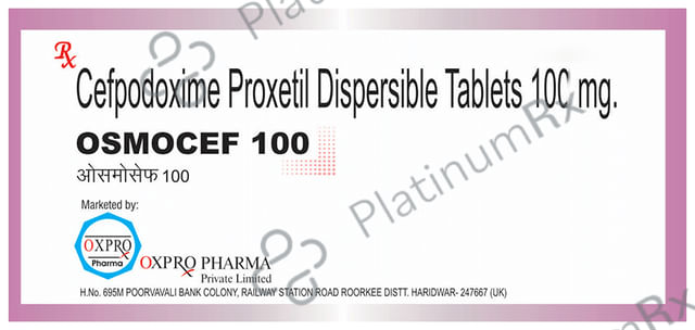 Osmocef 100mg Tablet DT 10s