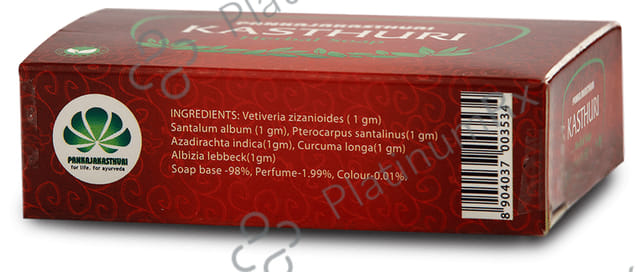 Pankajakasthuri Kasthuri Herbal Soap