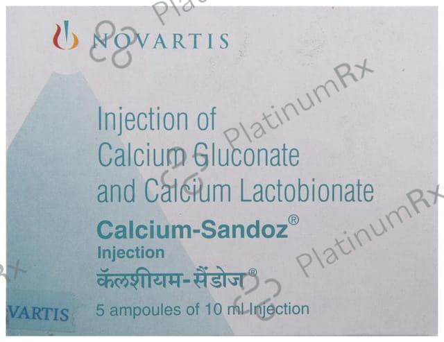 Calcium Sandoz 50/87.5mg Injection 10ml