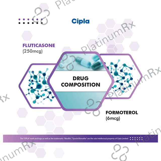Maxiflo Synchrobreathe 6/250mcg Inhaler 120MDI
