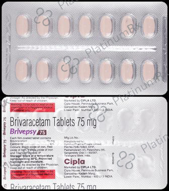 Brivepsy 75mg Tablet 14 tablets