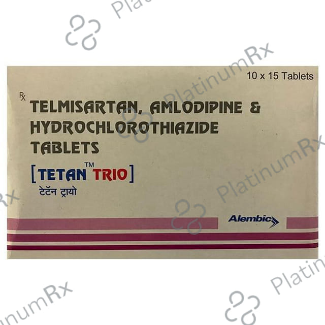 Tetan Trio 5/12.5/40mg Tablet 15s