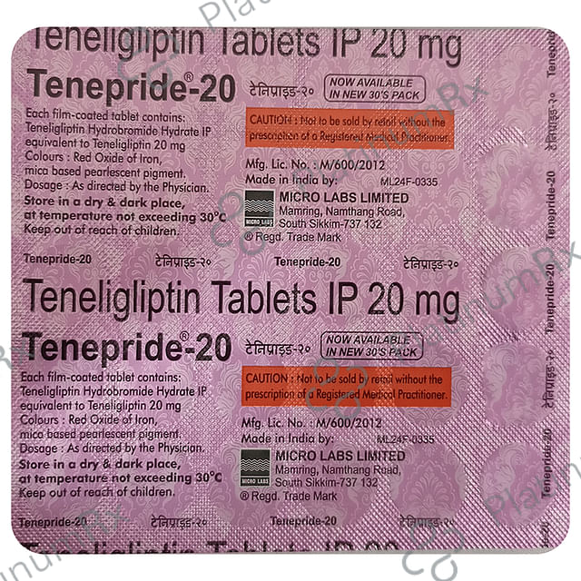 Tenepride 20mg Tablet 30s