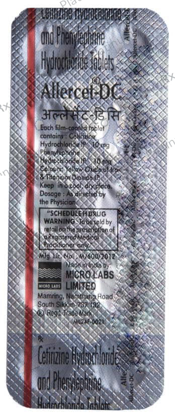 Allercet DC Tablet 10s