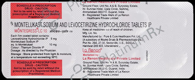 Montegress LC 5/10mg Tablet 10s