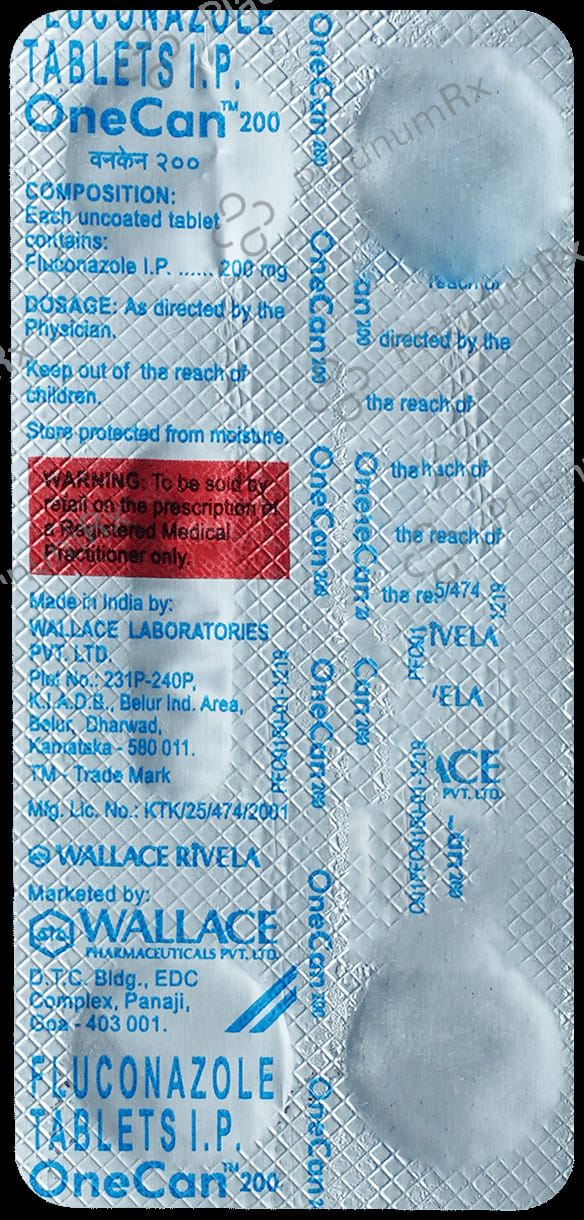 Onecan 200mg Tablet 4s