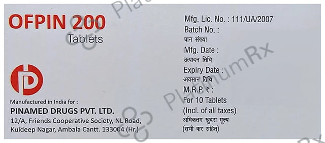 Ofpin 200mg Tablet 10s