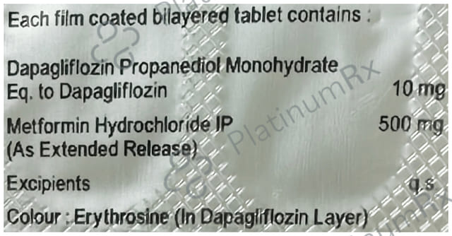 Dapa Gold M 10mg/500mg Tablet