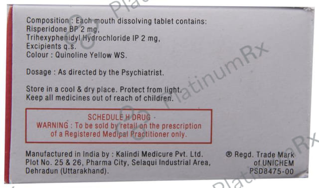 Zisper LS 2/2mg Tablet 10s