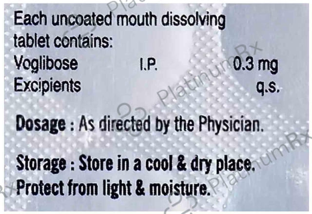 Voglider 0.3mg MD Tablet 10s