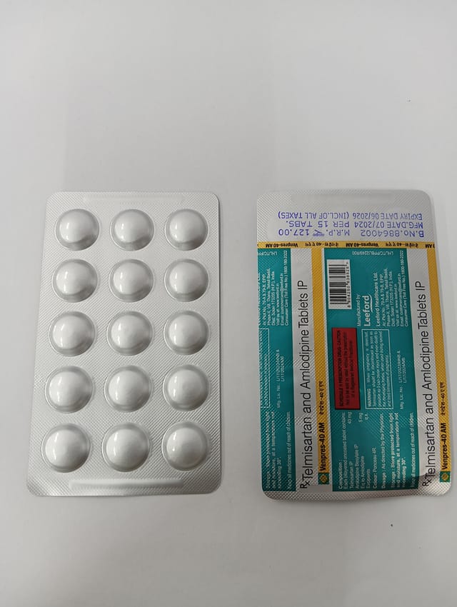 Venpres AM 40/5mg Tablet 15s