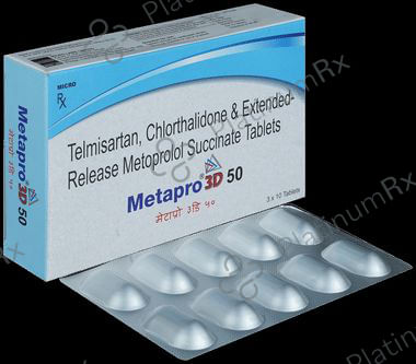 Metapro 3D 12.5/50/40mg Tablet 10s