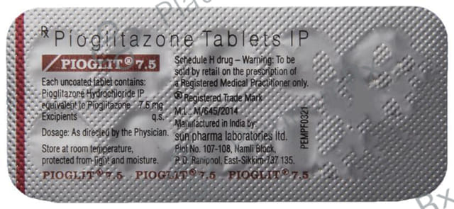 Pioglit 7.5mg Tablet 10s