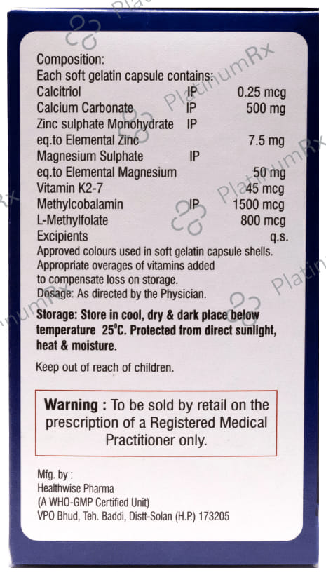 Regomax D3 Strong Softgel Capsule 10s