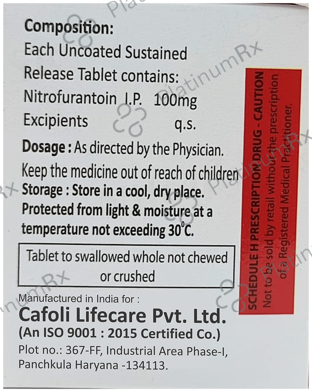 Niftafly 100mg SR Tablet 14s