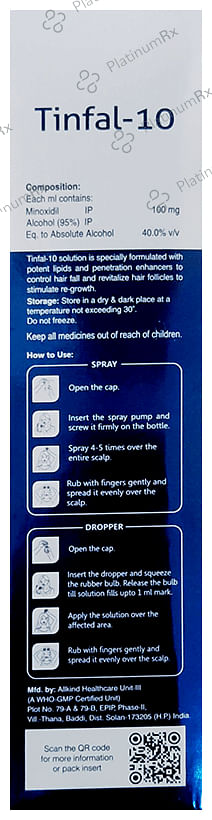 Tinfal 10% Topical Solution 60ml