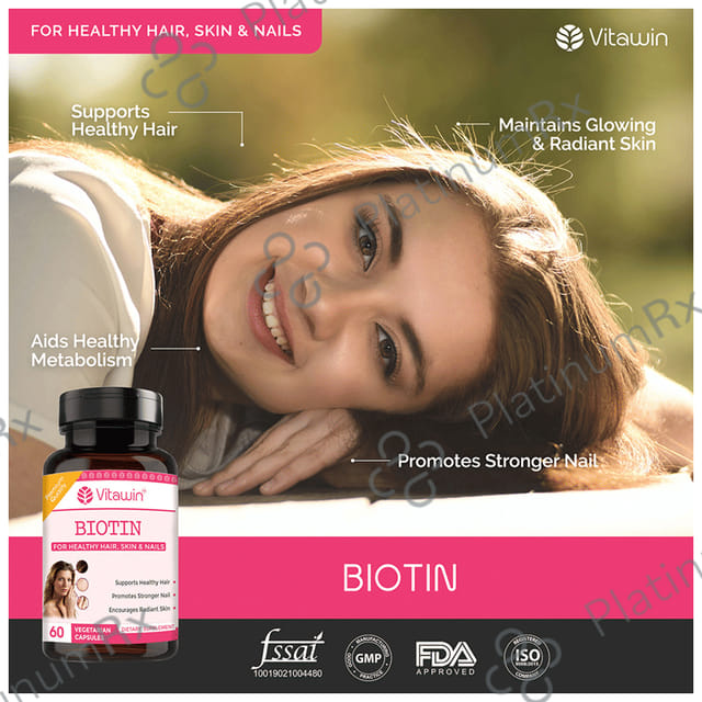 Vitawin Biotin Vegetarian Capsule