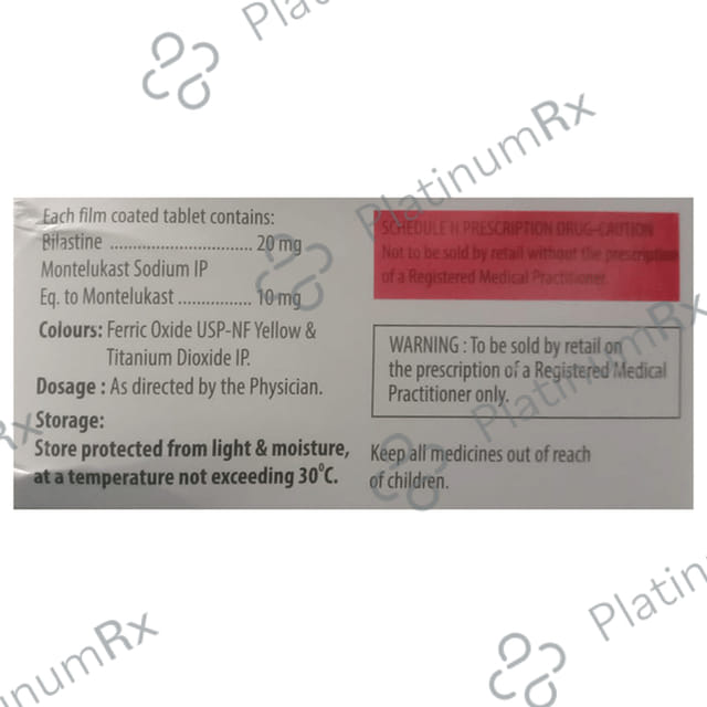 Alerdain M 2.5/4mg Tablet 10s