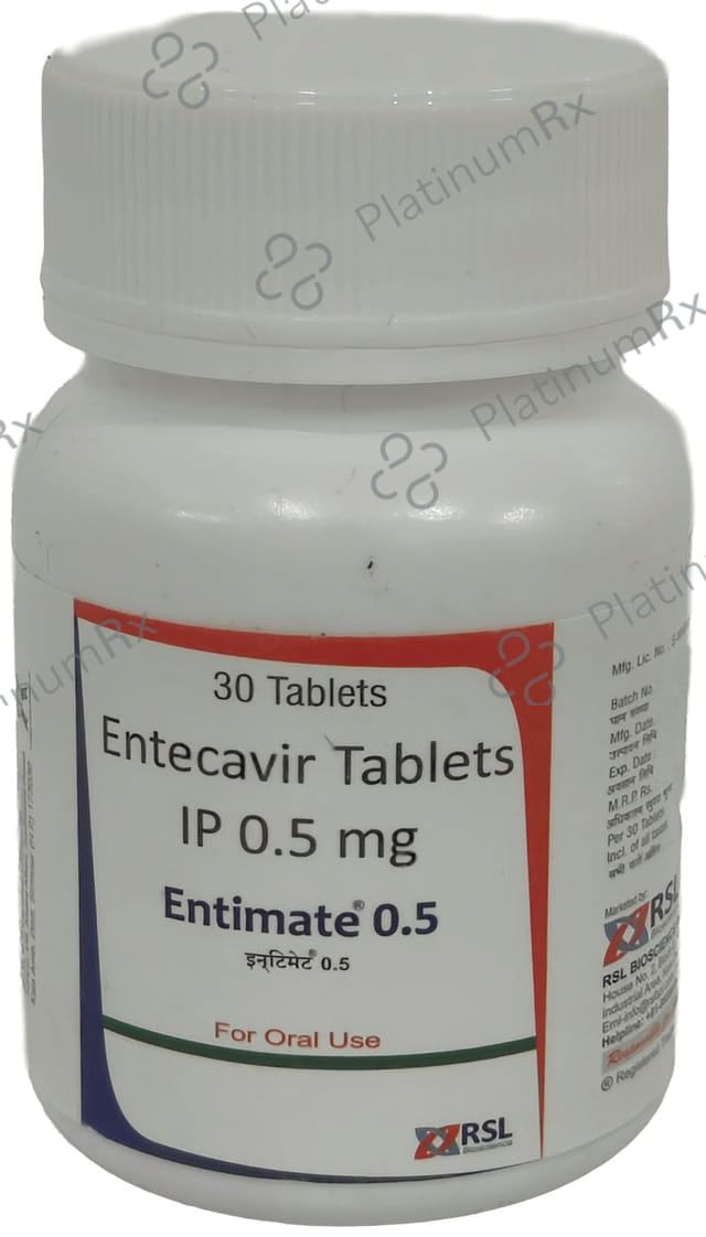 Entimate 0.5mg Tablet 30s