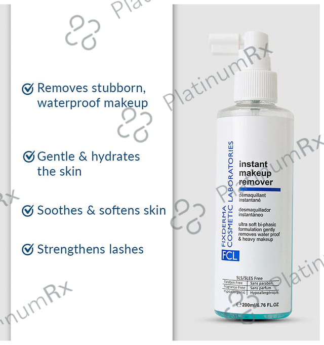 Fixderma Cosmetic Laboratories Instant Makeup Remover 200ml
