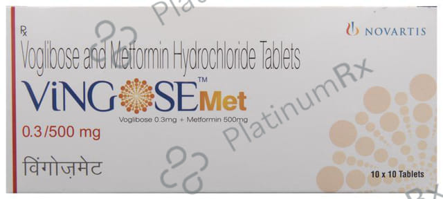 Vingose Met 0.3/500mg Tablet