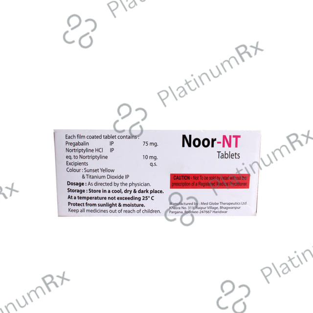 Noor NT 10/75mg Tablet 10s