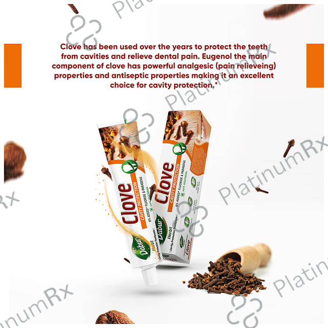 Dabur Clove Cavity Protection Herb'l Toothpaste (200gm Each)