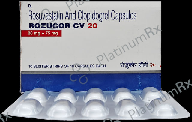 Rozucor CV 20/75mg Capsule 10s
