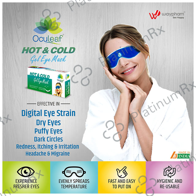 Oculeaf Hot & Cold Gel Eye Mask