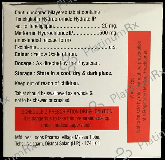 Freeglip M 500/20mg Tablet ER 10s