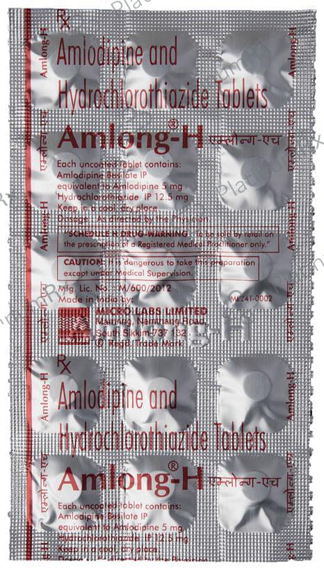 Amlong H 5/12.5mg Tablet 15s