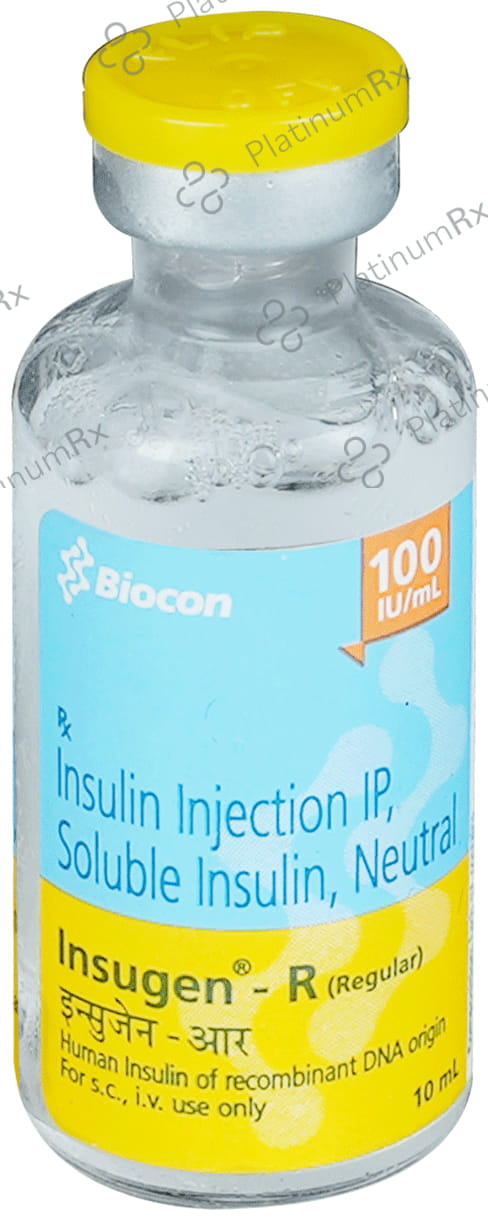 Insugen R (100 IU/ml) (1*10ml Vial)
