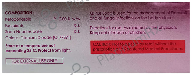 KZ Plus 2% Soap 75gm