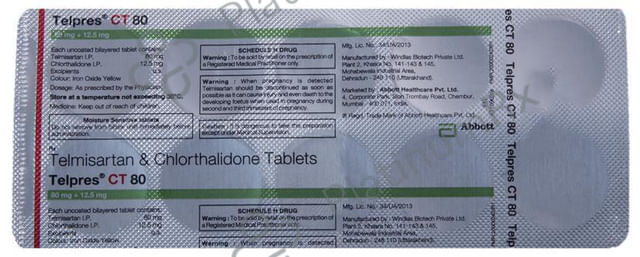 Telpres CT 12.5/80mg Tablet 10s