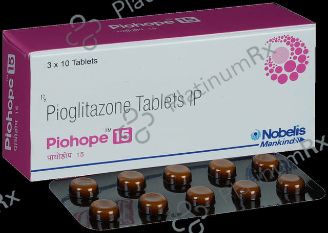 Piohope 15mg Tablet 10s