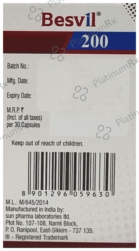 Besvil 200/25mcg Capsule 30s