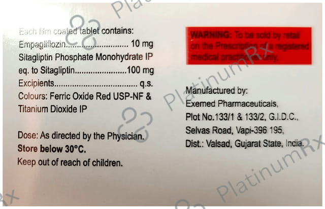 Empaneo S 10/100mg Tablet 10s