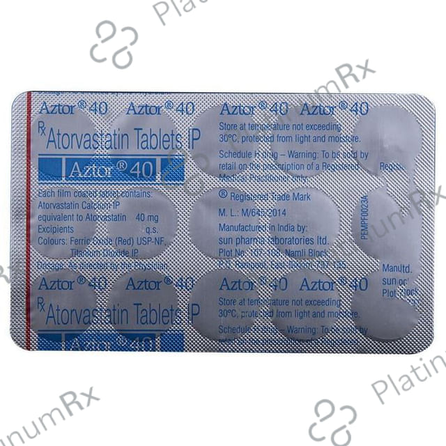 Aztor 40mg Tablet 15s