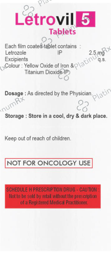 Letrovil 5mg Tablet 5s