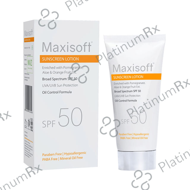 Maxisoft Sunscreen SPF 50 Lotion 50ml