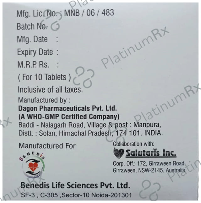 Sgl Dapa 10/500mg M Tablet ER 10s