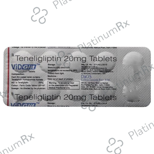 Vidglit 20mg Tablet 10s