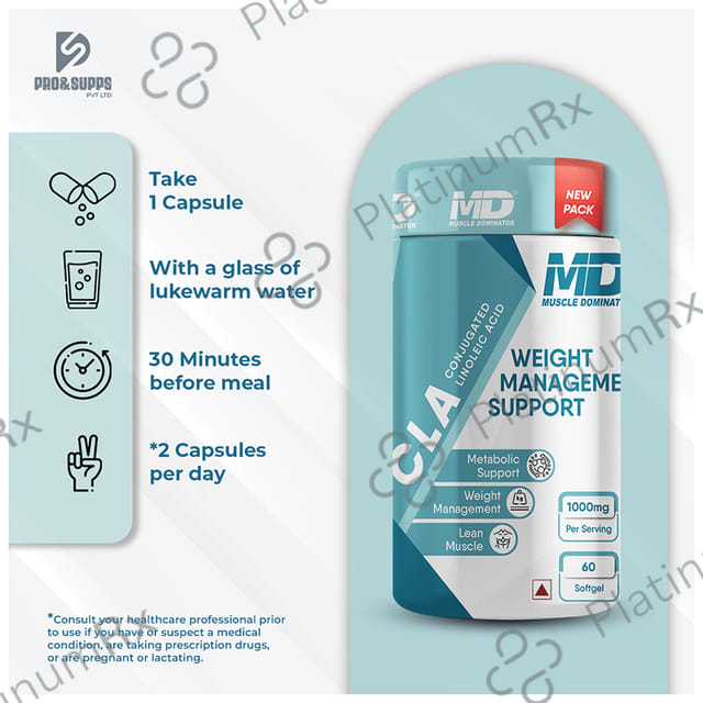 Muscle Dominator CLA 1000mg Softgel