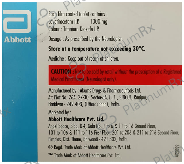Levesam 1gm Eazy Glide Tablet 15s