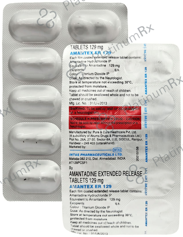 Amantex ER 129mg Tablet 10s