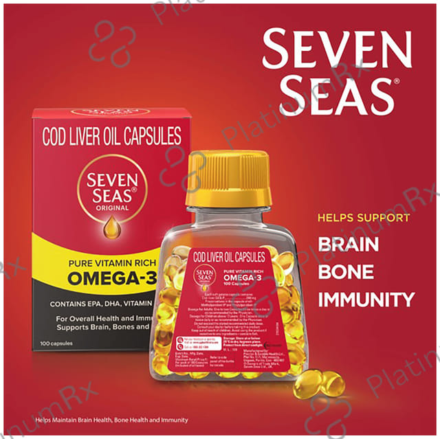 Seven Seas Original Cod Liver Oil Soft Gelatin Capsule 100s