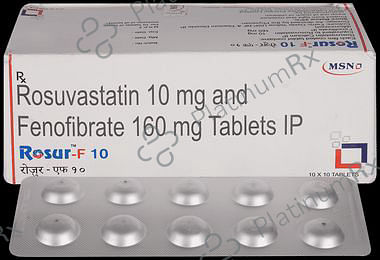 Rosur F 160/10mg Tablet 10s